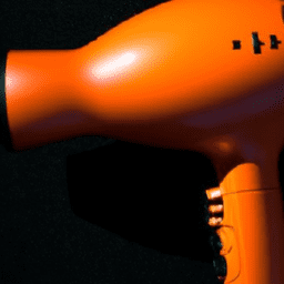 Limited edition Dyson hair care technology in Topaz orange