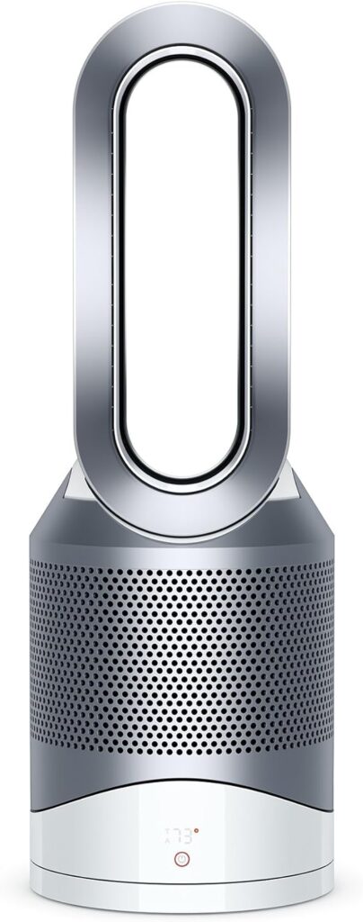 Dyson Pure Hot + Cool Link HP02 Wi-Fi Enabled Air Purifier,White/Silver