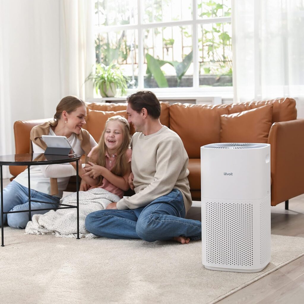 LEVOIT Air Purifiers for Home Large Room Up to 1980 Ft² in 1 Hr With Air Quality Monitor, Smart WiFi and Auto Mode, 3-in-1 Filter Captures Pet Allergies, Smoke, Dust, Pollen, Core 400S, White