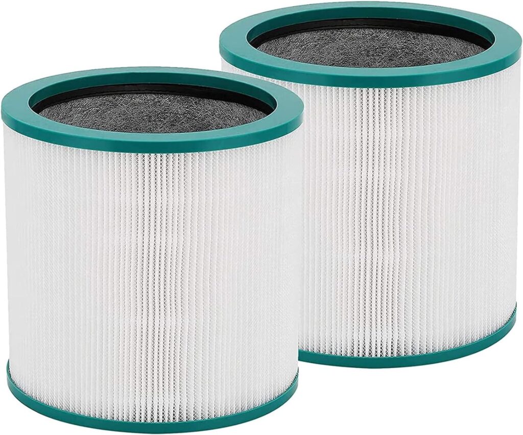 TP01 HEPA Filter Replacement Compatible with Dyson Tower Purifier Pure Cool Link TP01, TP02, TP03, AM11, BP01 Models, Compare to Part # 968126-03 (Pack of 2)