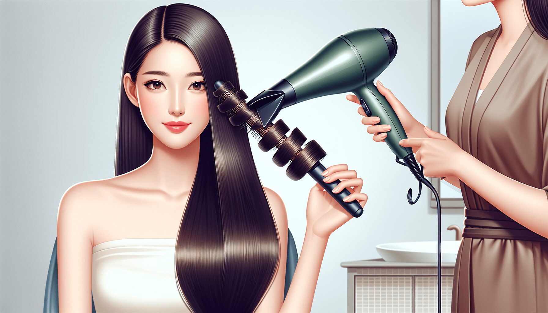 How Do I Prepare My Hair For Curling Dyson Airwrap?